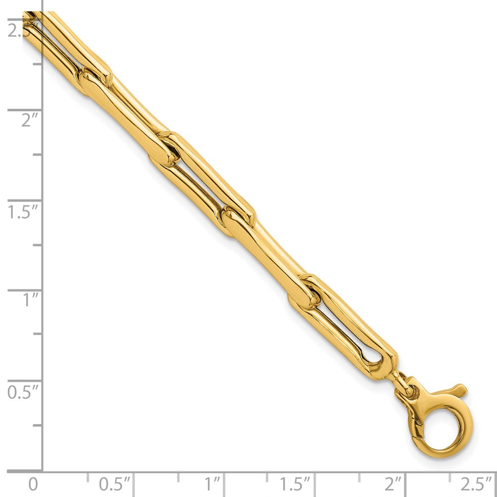 14k Polished 7.5 Fancy Link Bracelet