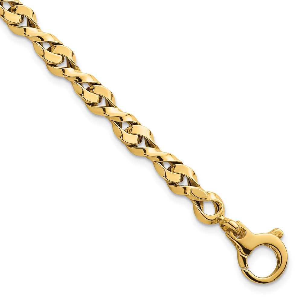 14k Polished Fancy Link Bracelet