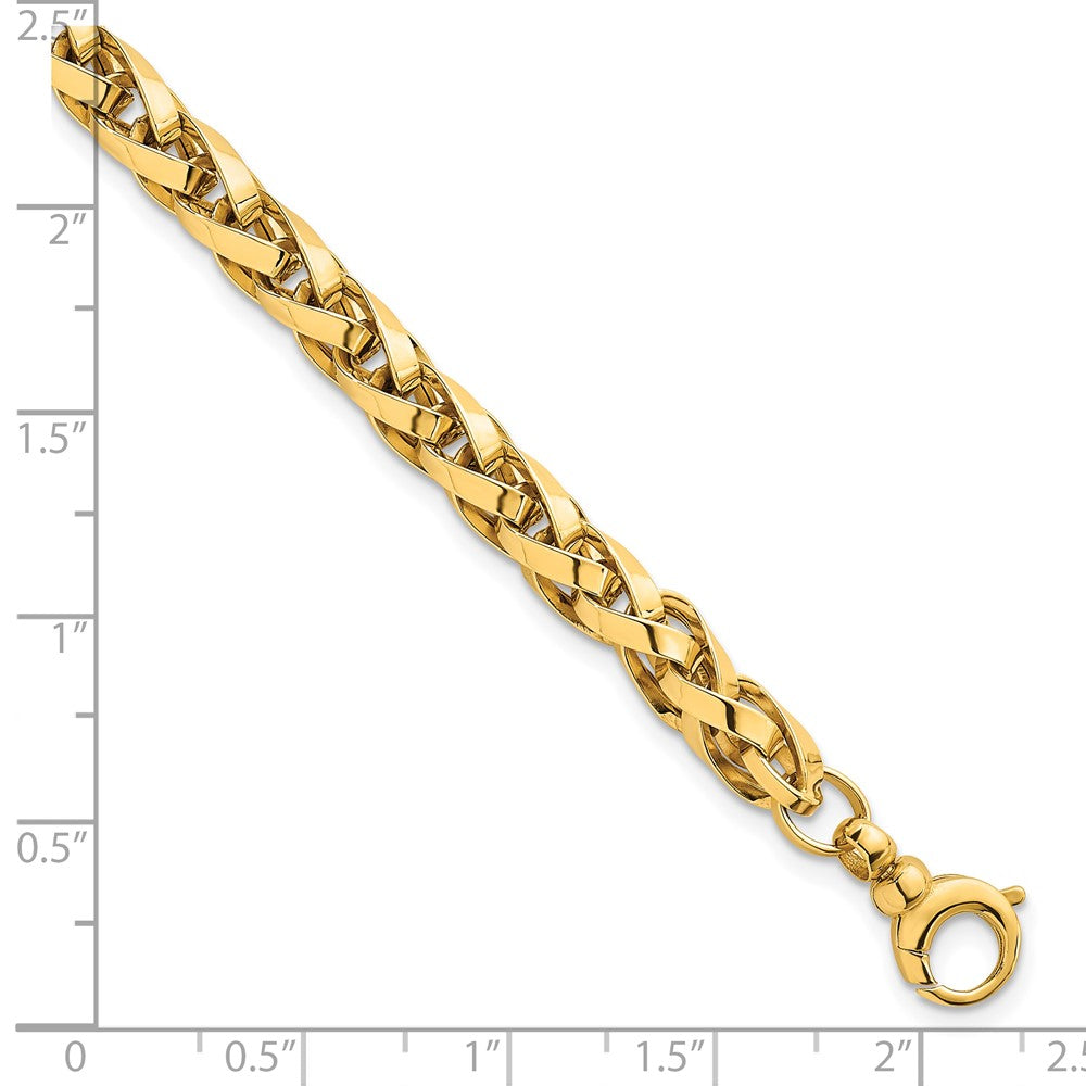 14k Polished Fancy Link Bracelet