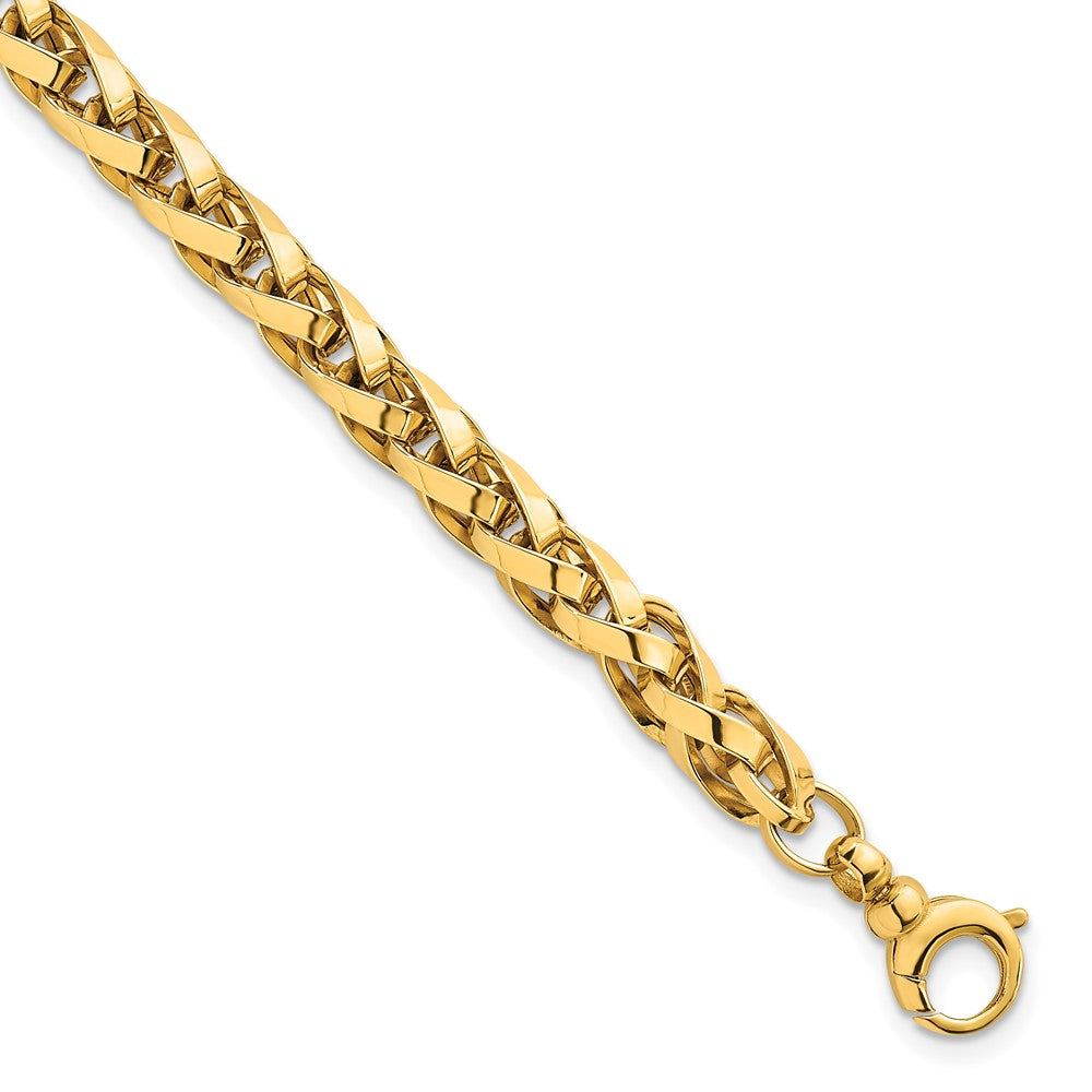 14k Polished Fancy Link Bracelet
