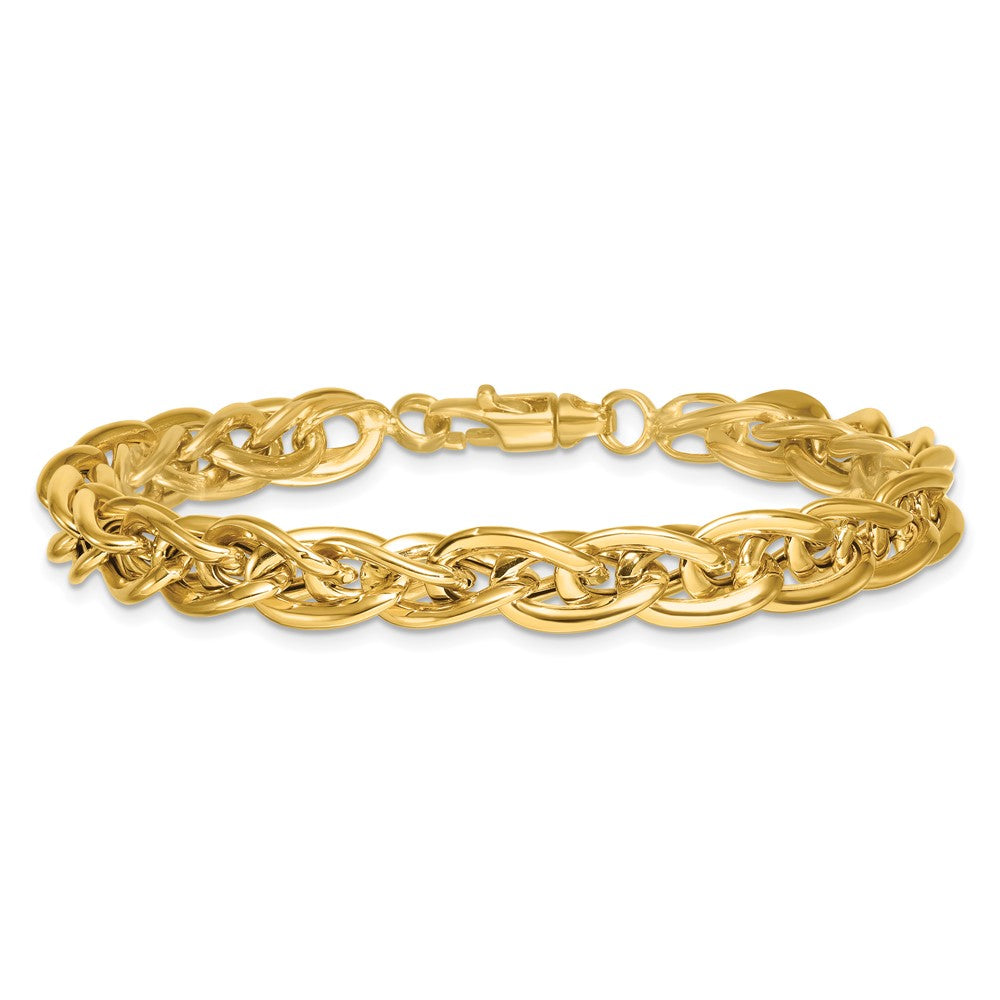 14k Polished Fancy Link Bracelet