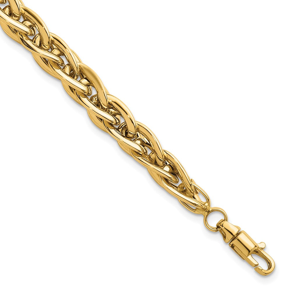 14k Polished Fancy Link Bracelet