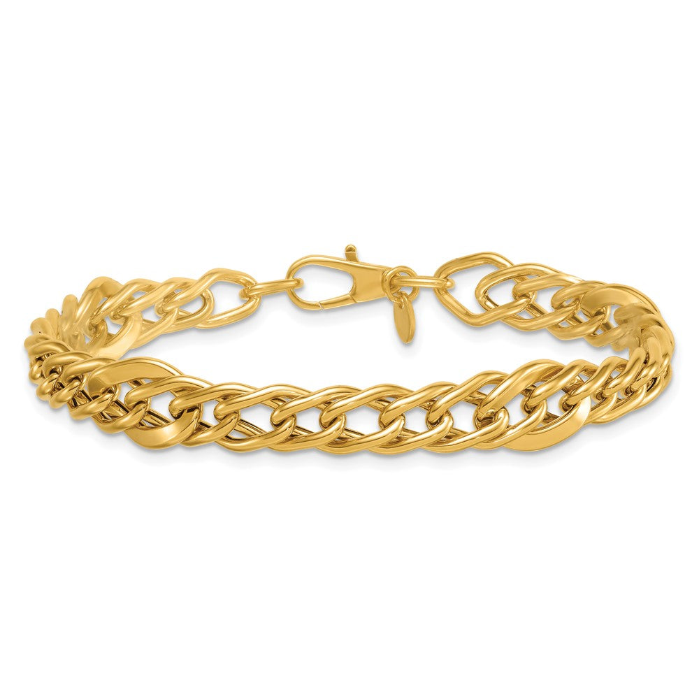 14k Polished 8in Multi Link Bracelet