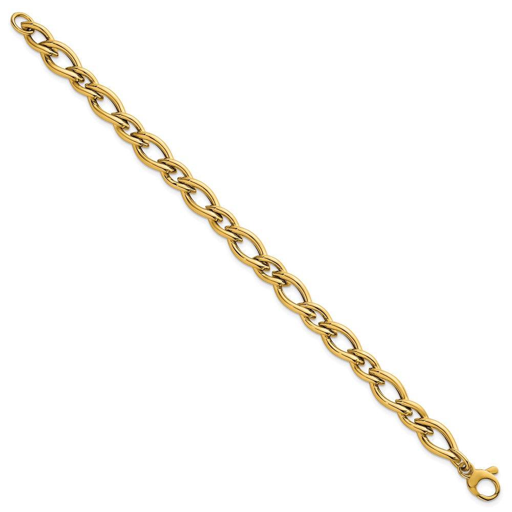 14k Polished 7.5 Fancy Link Bracelet