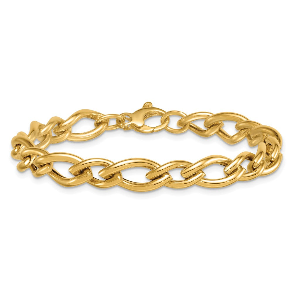 14k Polished 7.5 Fancy Link Bracelet
