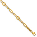 14k Polished Multi-link 7.5 in Bracelet