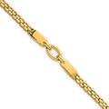 14k Polished Fancy Link 7.5in Bracelet