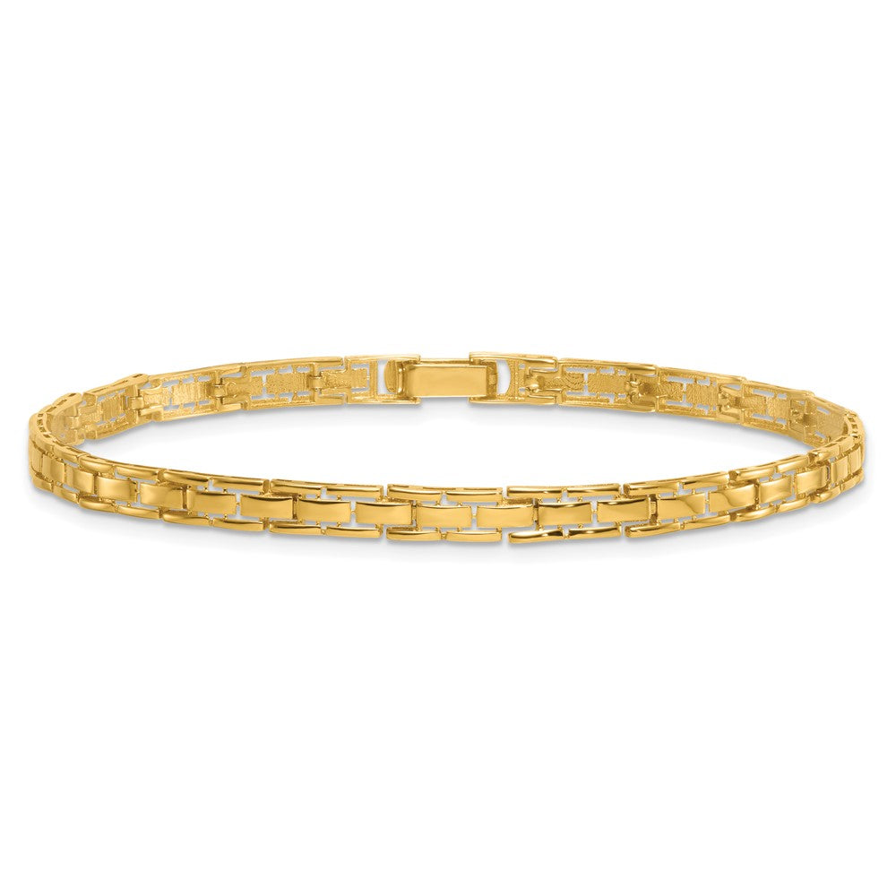 14k Polished Fancy Link Bracelet