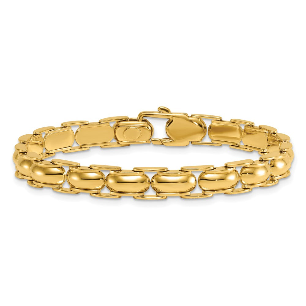 14K Polished Fancy Link Bracelet