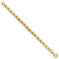 14k Polished Fancy Link Bracelet