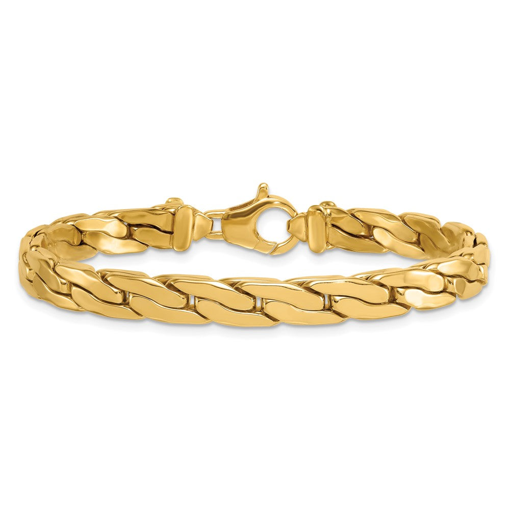 14k Polished Fancy Link Bracelet