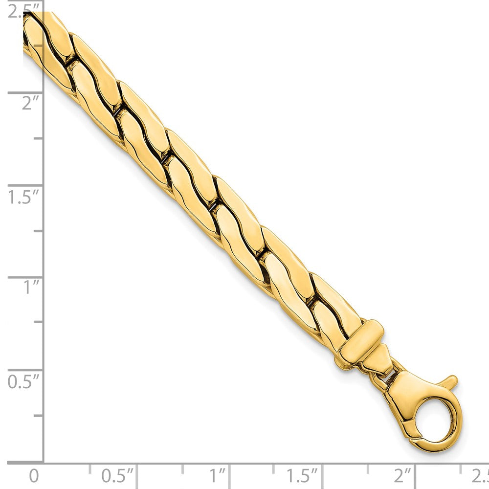 14k Polished Fancy Link Bracelet