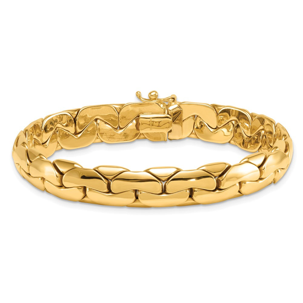 14k Polished Fancy Link Bracelet