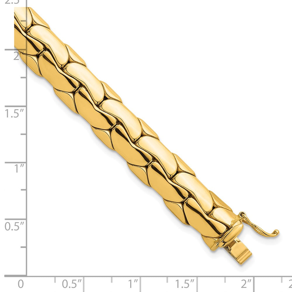 14k Polished Fancy Link Bracelet