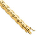 14k Polished Fancy Link Bracelet