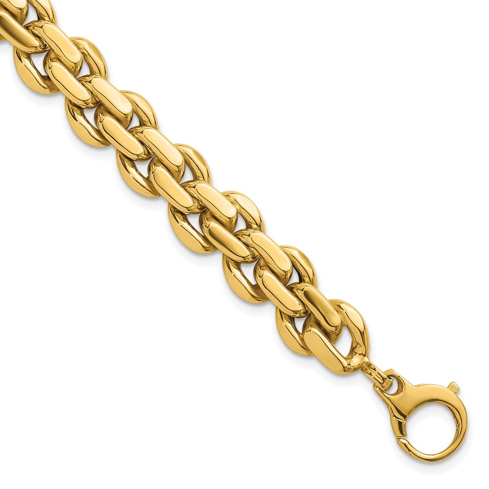 14k Polished Fancy Link Bracelet