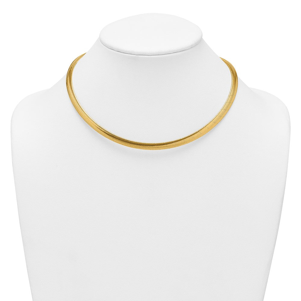14k Polished Mesh Bracelet
