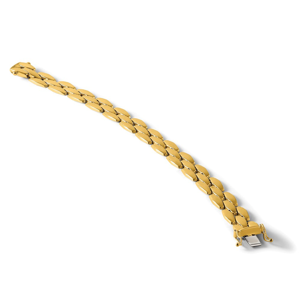 14k Polished Fancy Link Bracelet