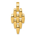 14k Polished Fancy Link Dangle Pendant