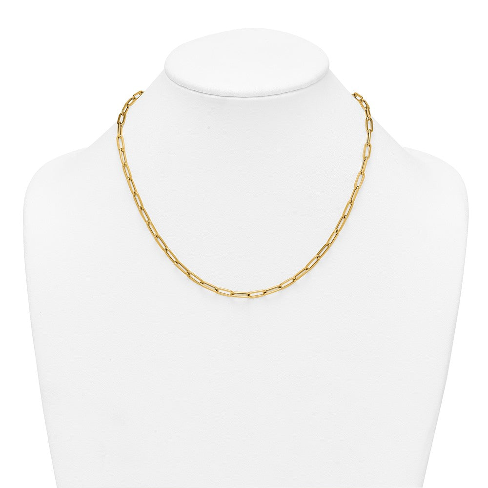 14k Polished Paperclip Link Bracelet