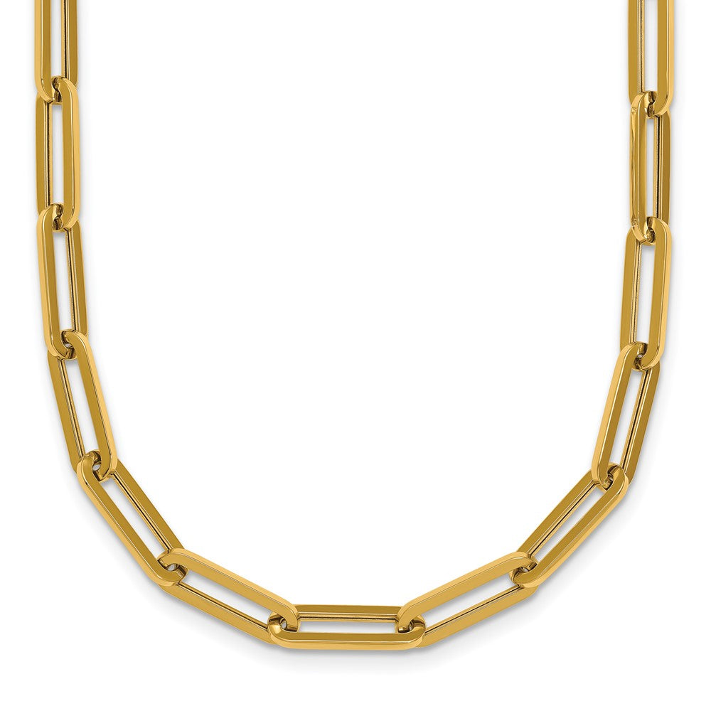 14k Polished Paperclip Link Bracelet