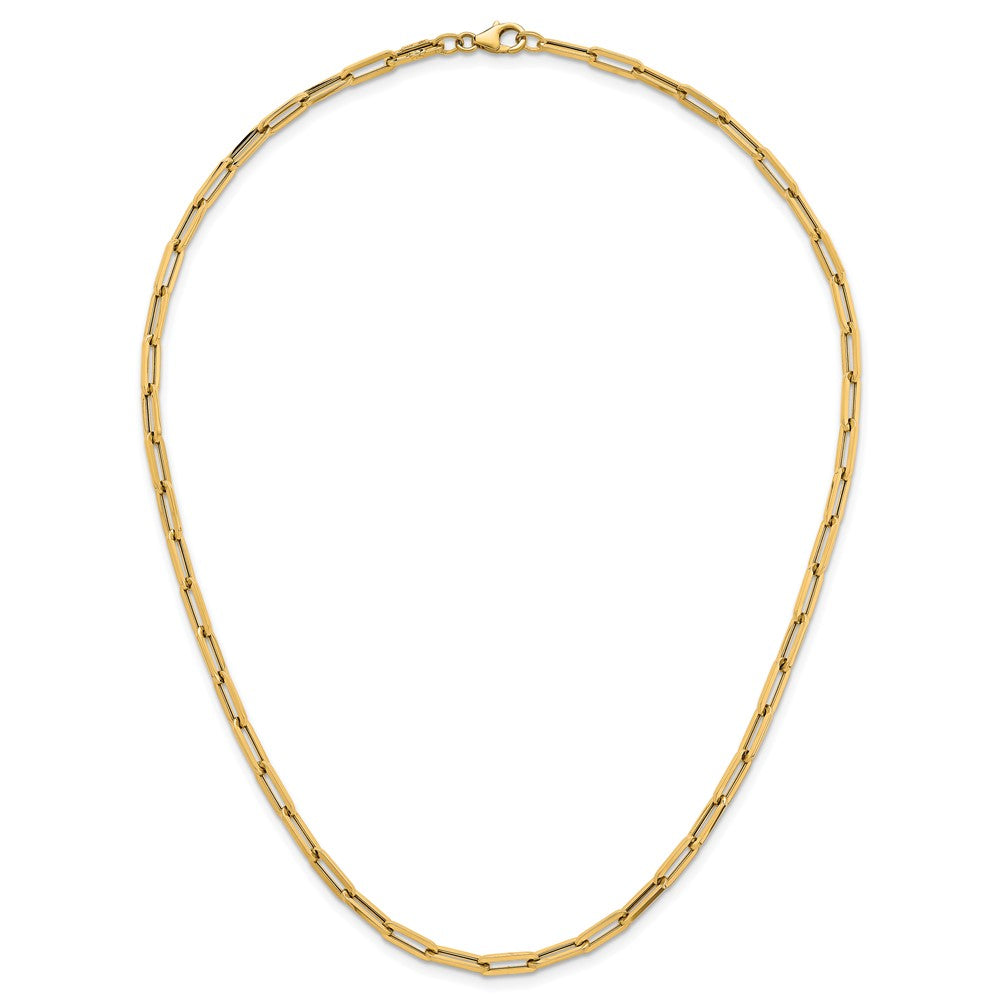 14k Polished Paperclip Link Bracelet