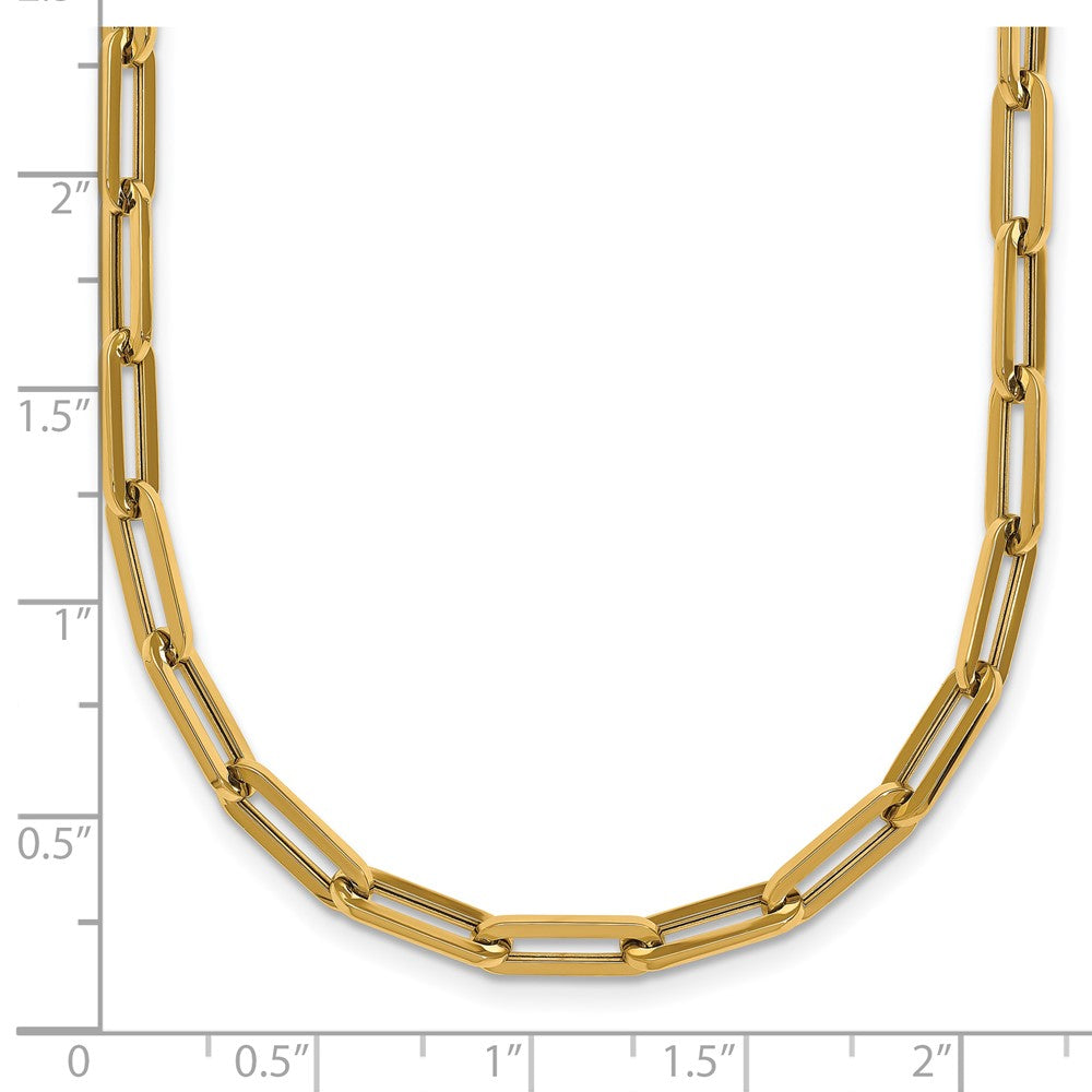 14k Polished Paperclip Link Bracelet