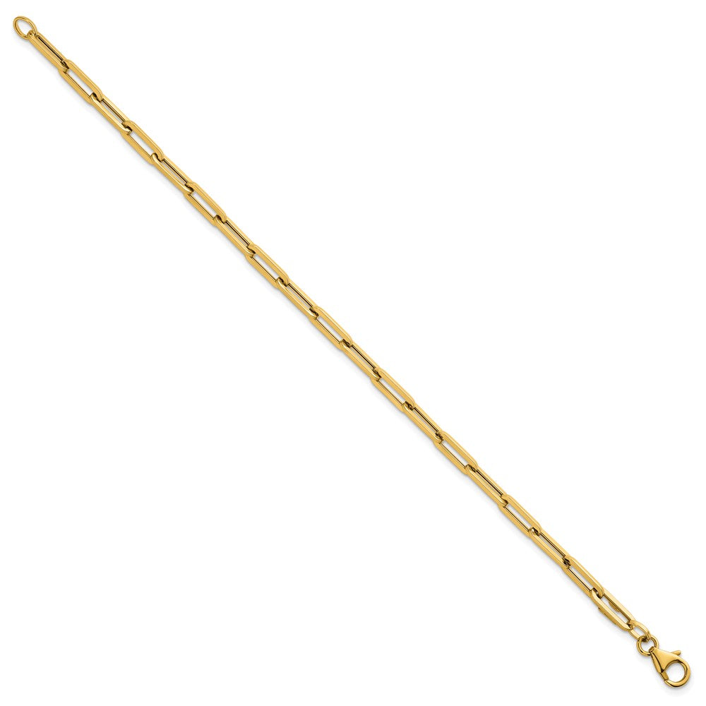 14k Polished Paperclip Link Bracelet