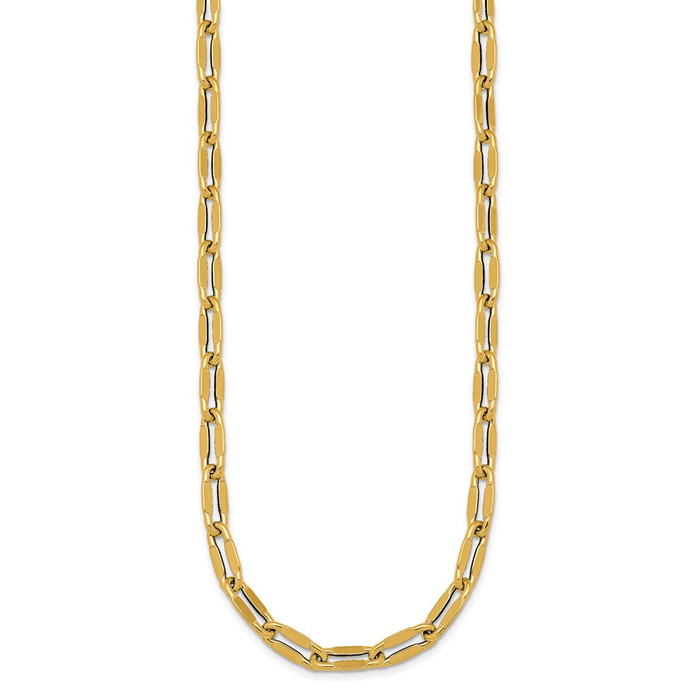 14k Polished Flat Fancy Link Bracelet