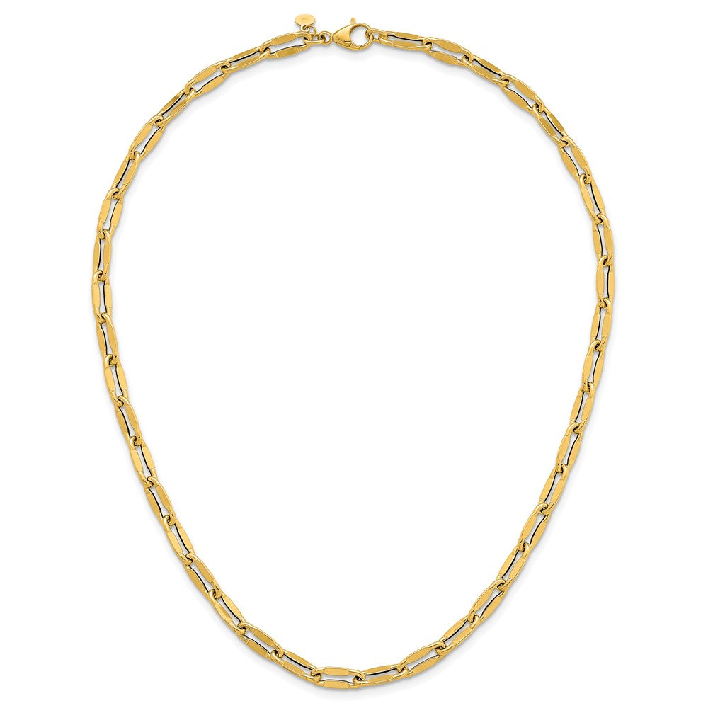 14k Polished Flat Fancy Link Bracelet