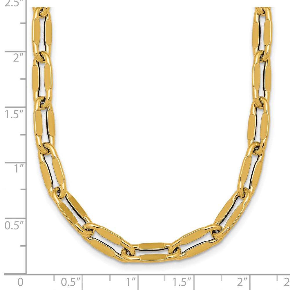 14k Polished Flat Fancy Link Bracelet