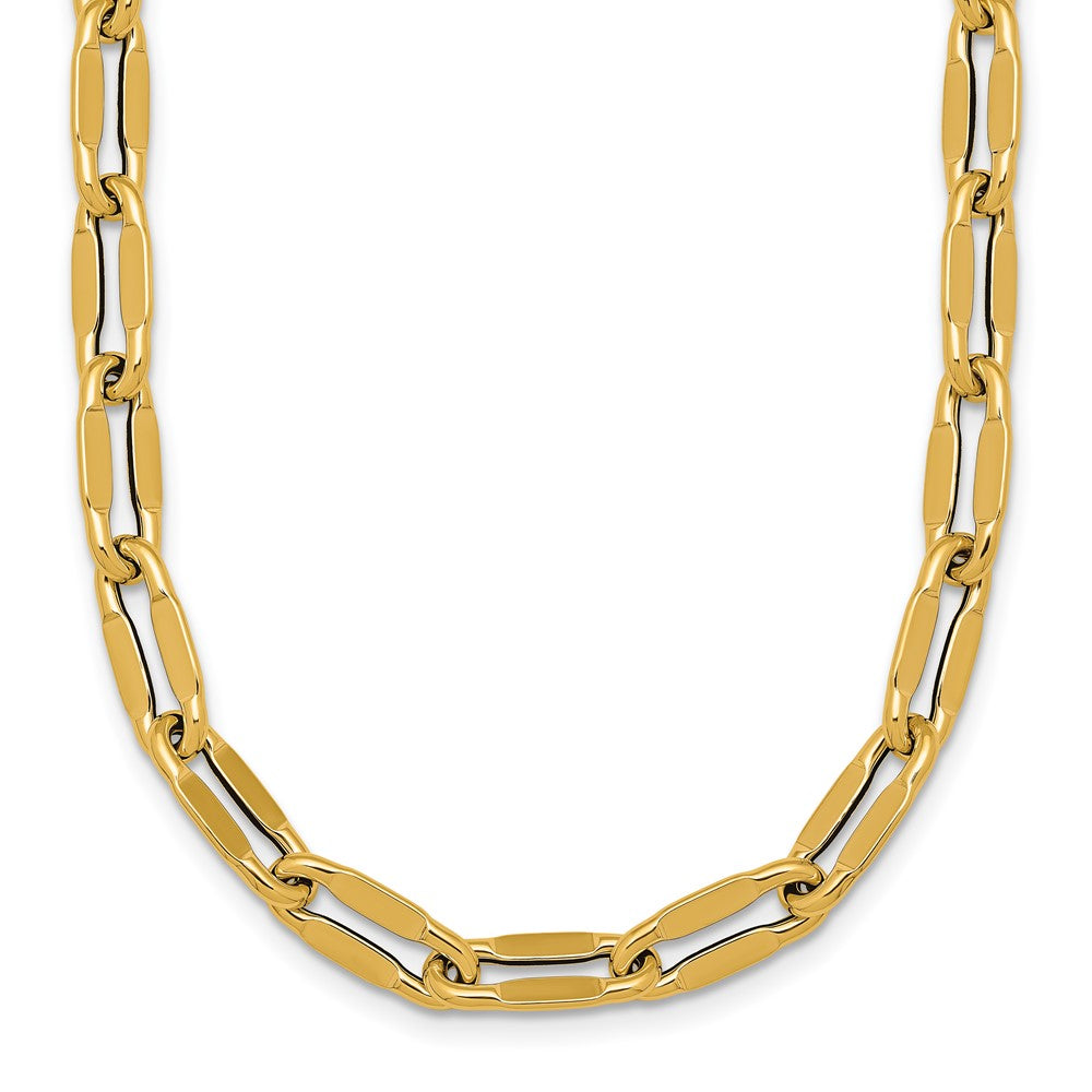 14k Polished Flat Fancy Link Bracelet