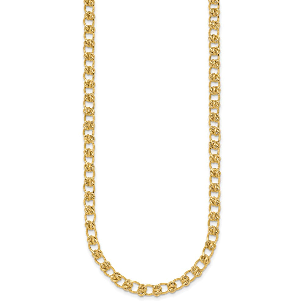 14K Polished 5.0mm Fancy Link Bracelet