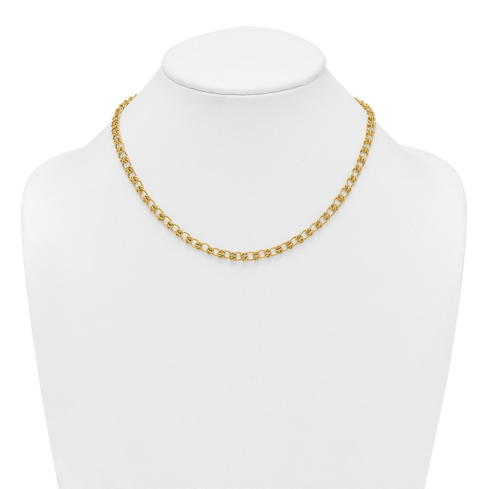 14K Polished 5.0mm Fancy Link Bracelet