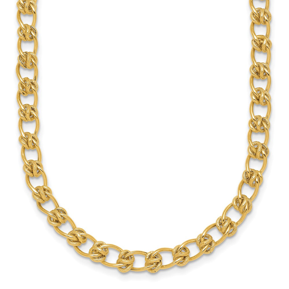 14K Polished 5.0mm Fancy Link Bracelet
