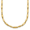14k Polished Fancy Link 3mm Necklace