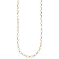 14k Two-tone Polished and Diamond-cut Fancy Open Link 18in Necklace