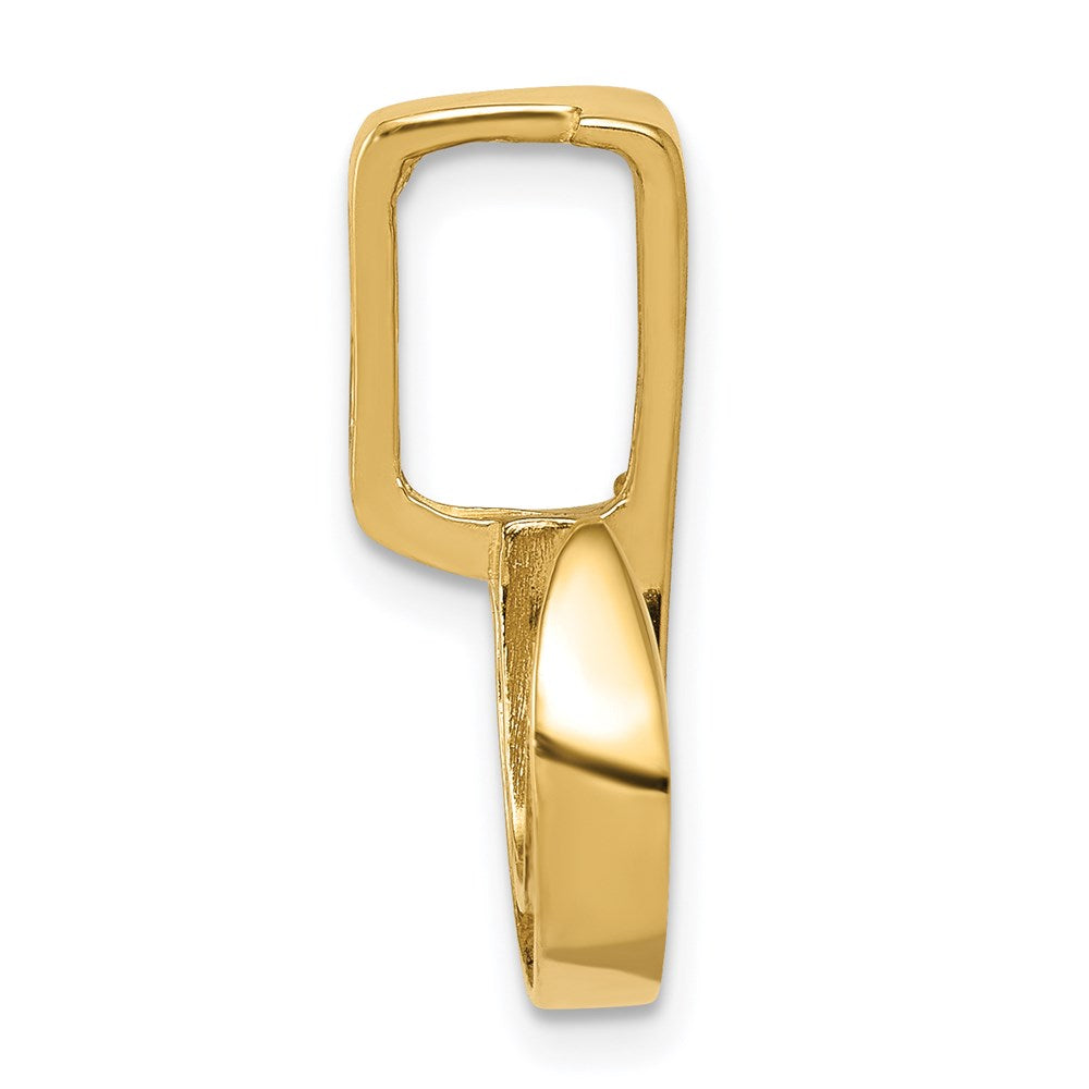 14k Fits up to 6mm Regular, 8mm Fancy Reversible Omega Slide