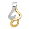 14k Two-Tone Fancy Omega Slide