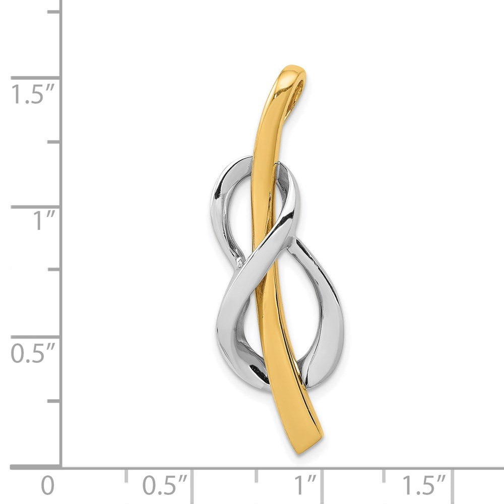 14K Two-Tone Slide