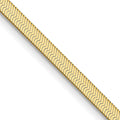 14k 2.5mm Silky Herringbone Chain