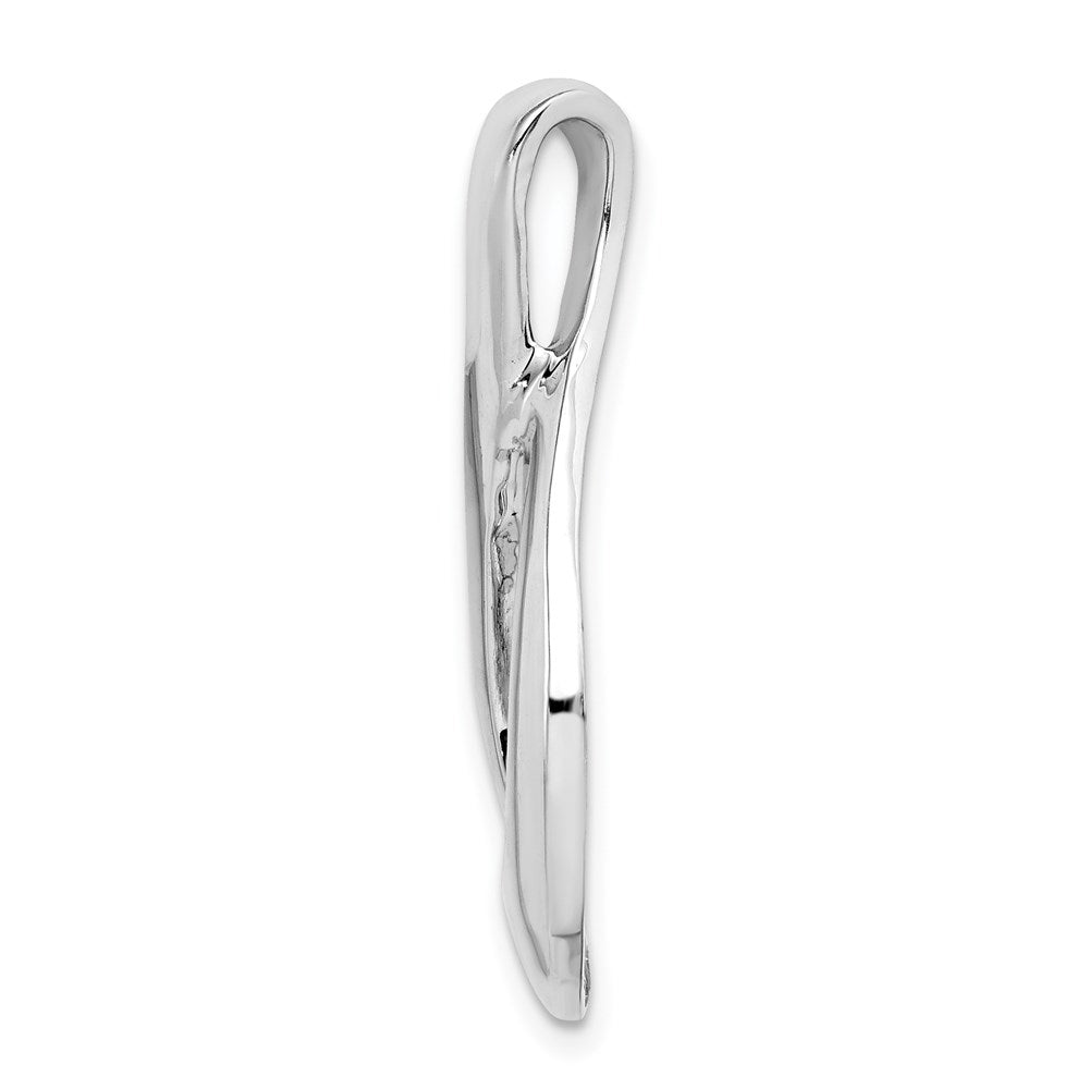 14k White Gold Slide
