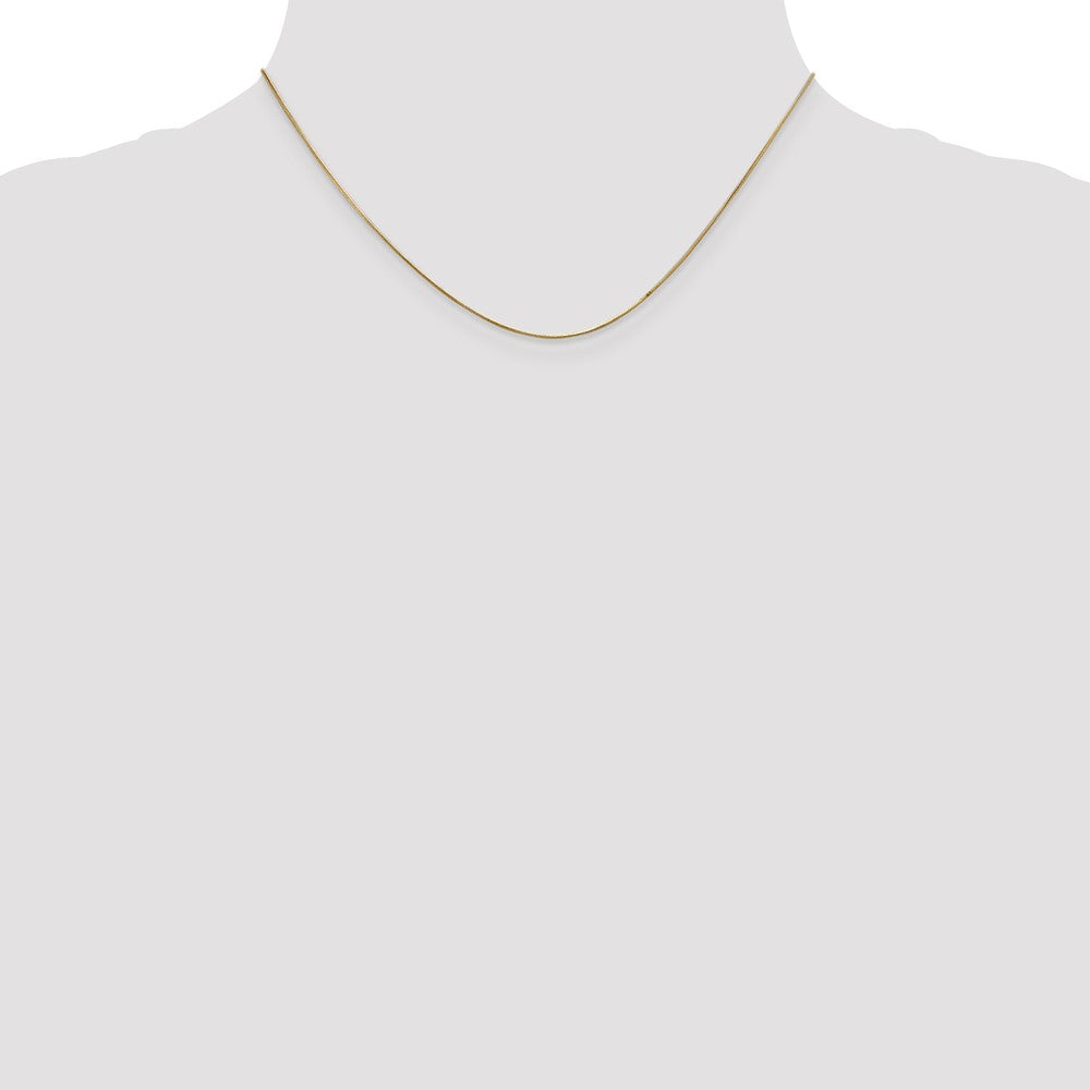 14k .65mm Round Snake Chain
