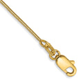 14k .8mm Round Snake Chain