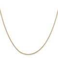 14k .9mm Round Snake Chain