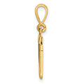 14k Polished Small Number 20 Charm