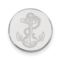 Sterling Silver Rhod-pltd LogoArt US Naval Academy Lapel Pin