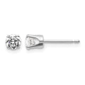 14kw .50ct I2 K-L Diamond Stud Push-on Post Earrings