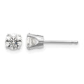14kw .70ct I2 K-L Diamond Stud Push-on Post Earrings