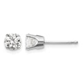 14kw .85ct I2 K-L Diamond Stud Push-on Post Earrings